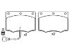 剎車(chē)片 Brake Pad Set:78GB-2K0-21-AA